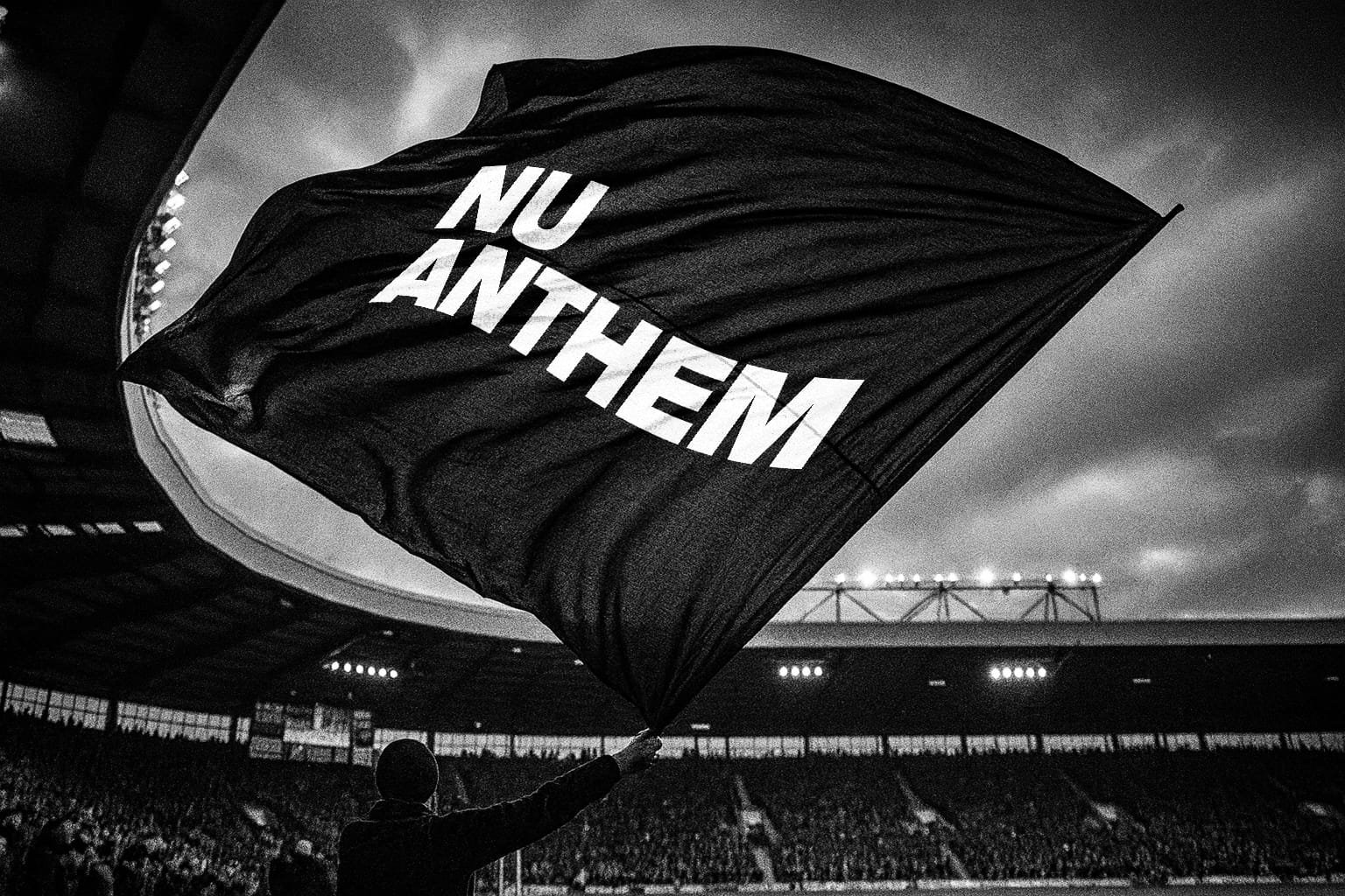 Nuanthem flag in a stadium